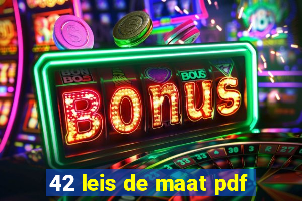 42 leis de maat pdf